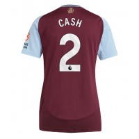 Dres Aston Villa Matty Cash #2 Domáci pre Ženy 2024-25 Krátky Rukáv